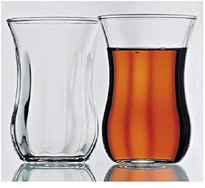 Pasabahce Uskudar - Turkse Theeglazen - Set van 12 - 120 ml