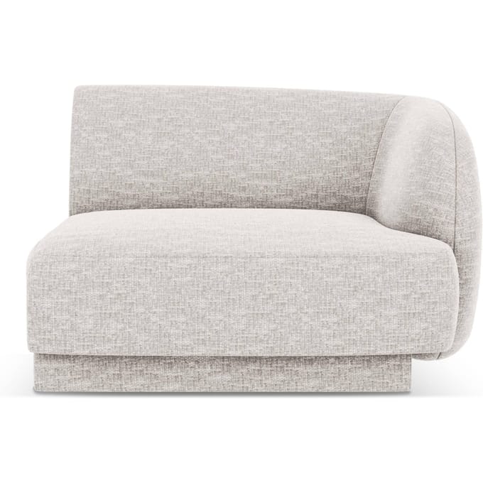 Modulair hoekelement Miley rechts chenille | Micadoni Limited Edition