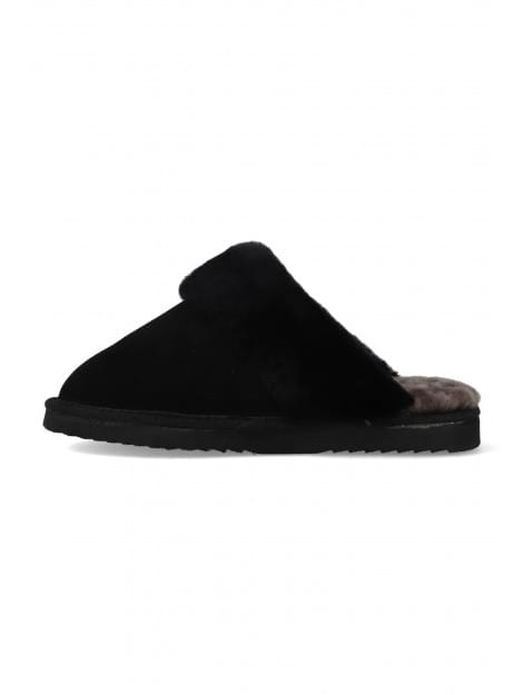 Warmbat Warmbat Flurry Pantoffels zwart Suede