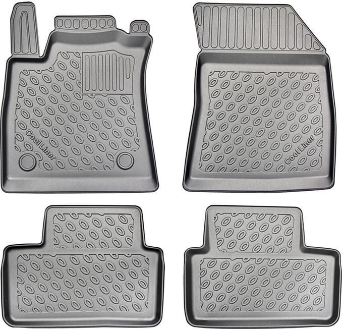 Rubbermatten Renault Megane IV (ook voor E-Tech Plug-in Hybrid) 2016-heden (complete set) - 3D Schaalmatten