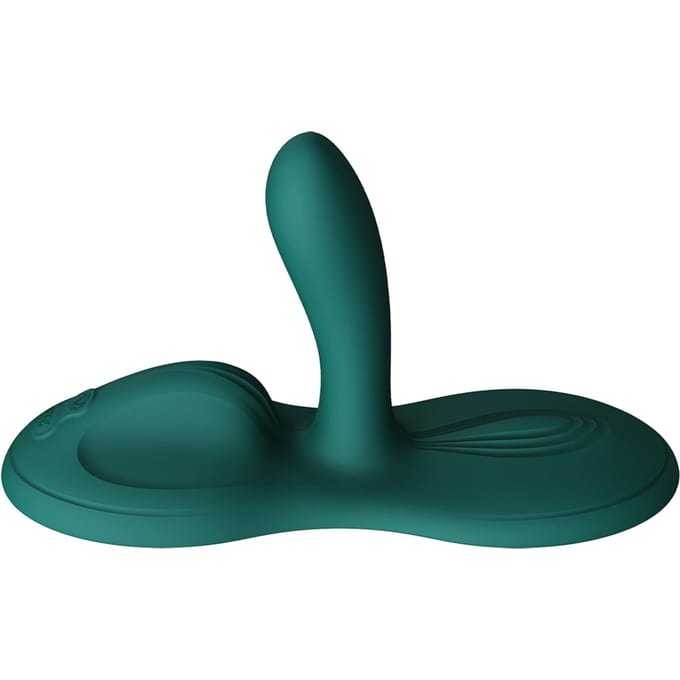 Zalo - Flora - Vibrator-kussen - Hands-free Vibrator - Met Warmtefunctie - Smaragd Groen