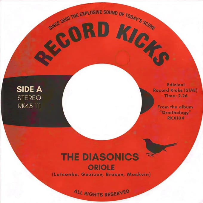 The Diasonics - Oriole (7" Single) (Coloured Vinyl)