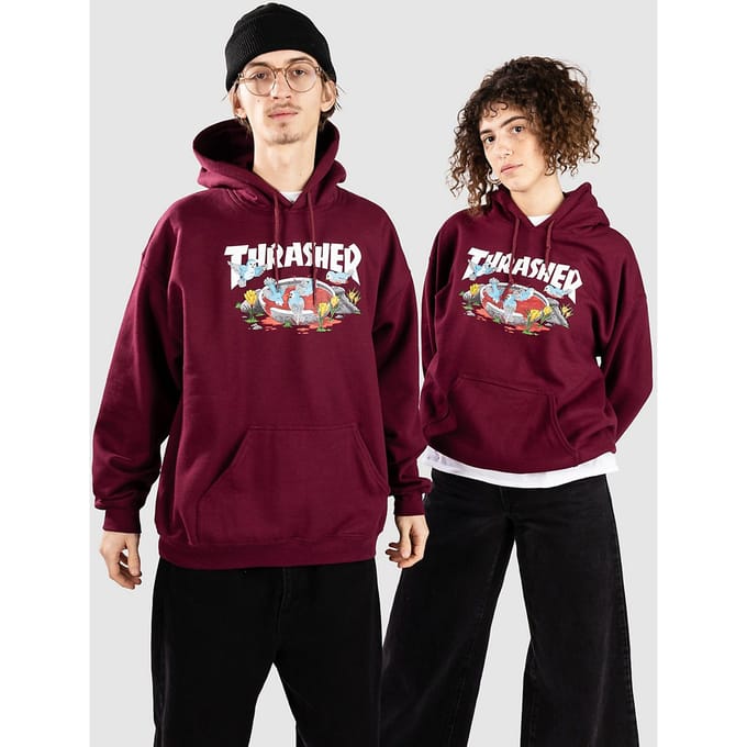 Thrasher Blood Bath Hoodie rood