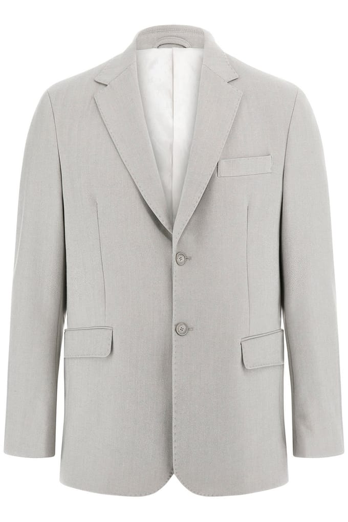 GUESS Marciano By  Sean 2b Notch Blazer Grey Herringbone Taglia: 52 | Blazers Outlet | Uomo | Grigio