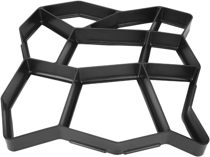 Stenen Mold - Loopsteen Mal - Tuinpad Aanleggen - Herbruikbaar Plastic - 1x1x1 cm