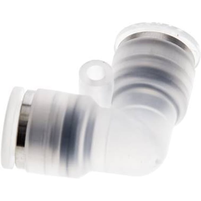 8mm 90 graden L-verbinding PA Insteekfitting EPDM/PTFE