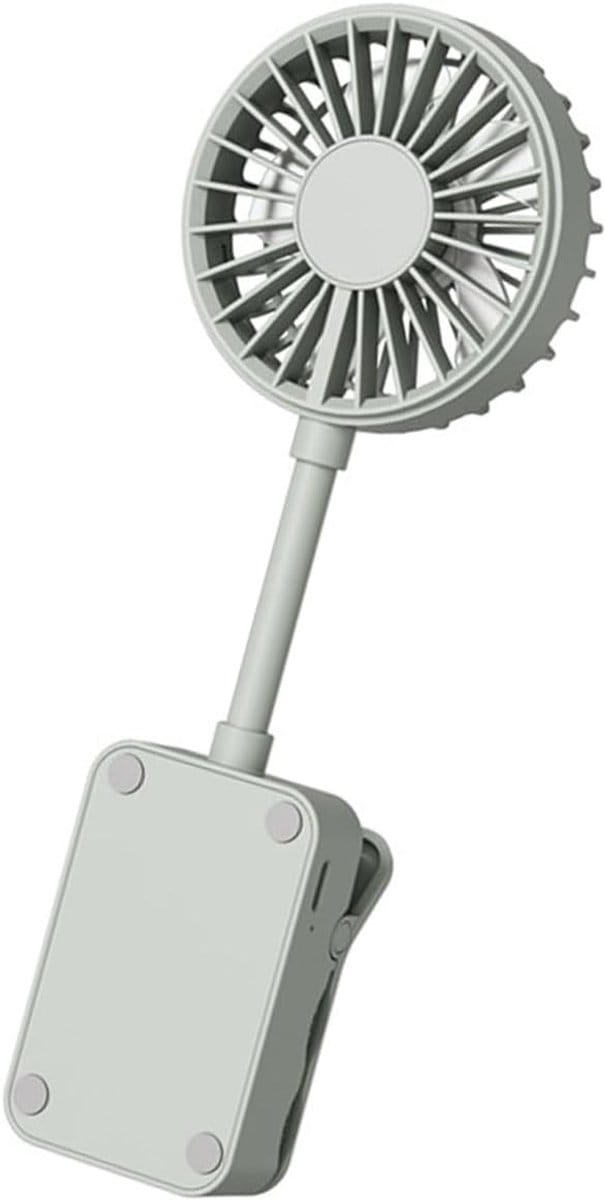 VHV - Clipventilator - clipventilator usb oplaadbaar - USB oplaadbaar, stil, met klem - voor bureau, kinderwagen, camping