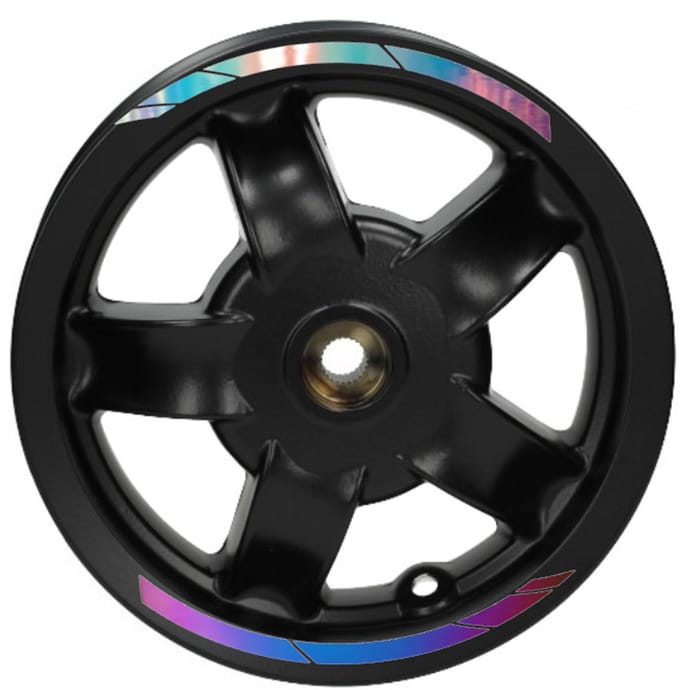 Piaggio Zip Stickerset - Velg Stickers - Zwart