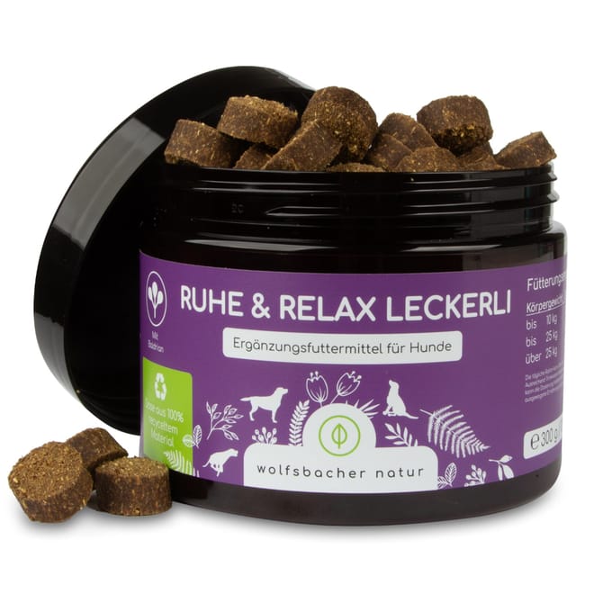 300g Wolfsbacher natuurlijke traktaties Calm & Relax hondensnacks