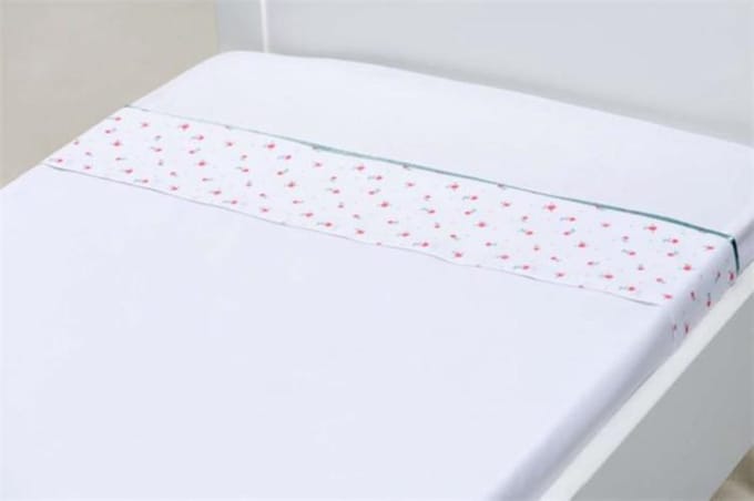 Briljant Baby - Wieglaken katoen - 75 x 100 cm multi colour  - dessin Fleur