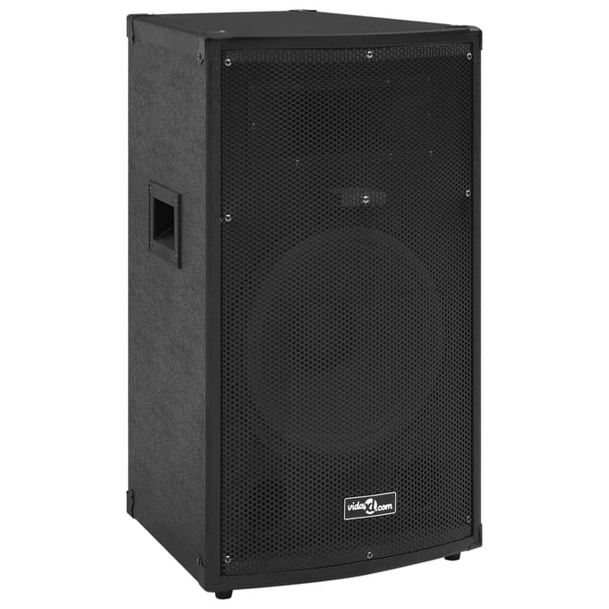vidaXL - Hifi-podiumluidspreker - passief - 150 - W - 37x37x64 - cm - zwart