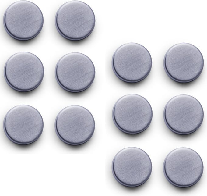 Zeller Magneten - 18x stuks - extra sterk - 2,7 cm - RVS - rond