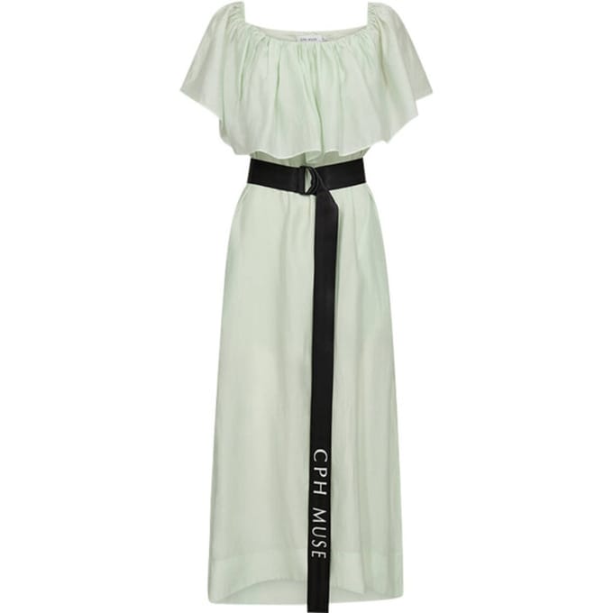 Copenhagen Muse Cmmolly-dress Dames - Jurk - Groen - Maat M