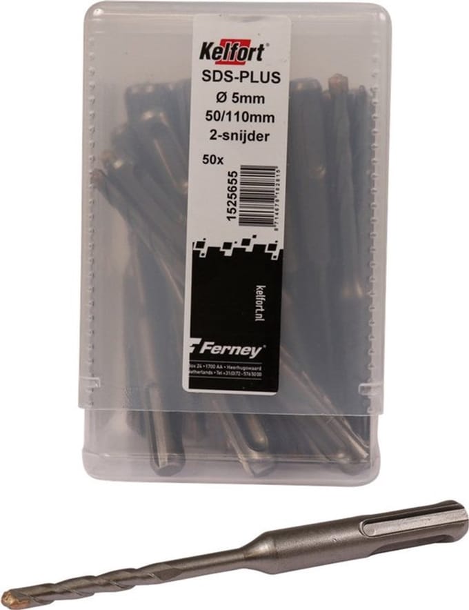 Kelfort HAMERBOOR SDS+ 5.0X50/110 - 50ST 2-SNIJDER