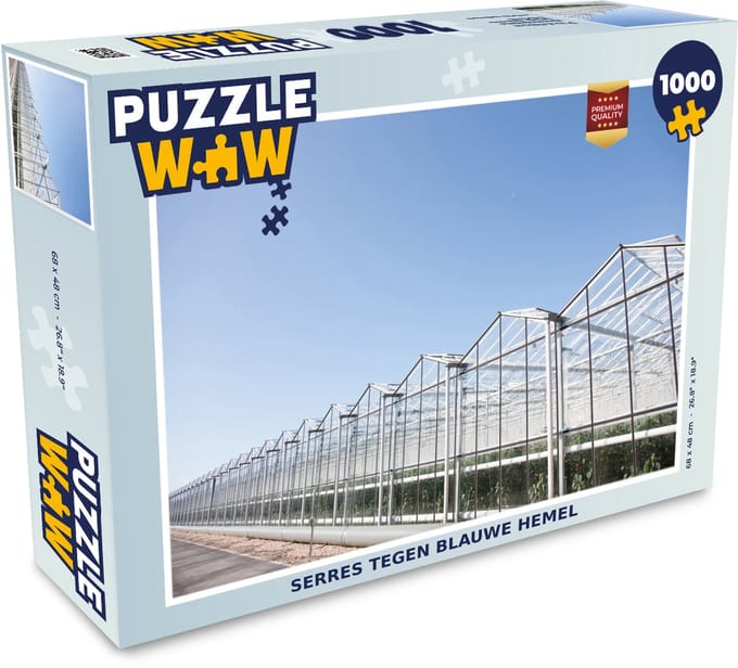 Puzzel Grote kassen - Legpuzzel - Puzzel 1000 stukjes volwassenen