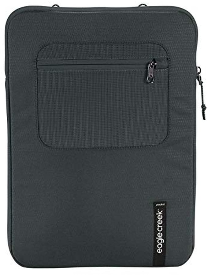 L Laptoptas met Opbergvak - Zwart