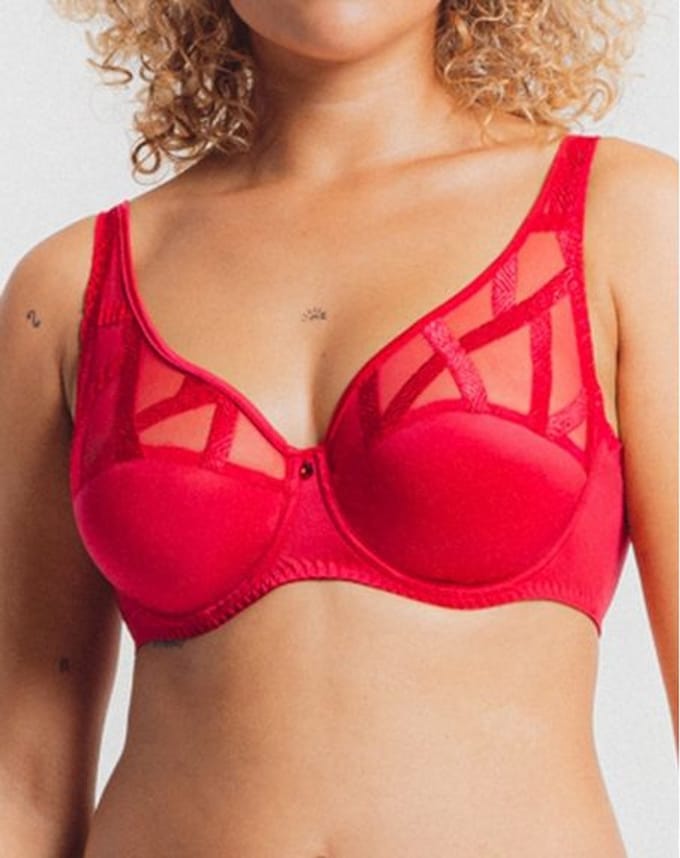 Louisa Bracq Serie Triangel Beugel Bh 47111 471 ROUGE A LEVRE - maat EU 85E / FR 100E