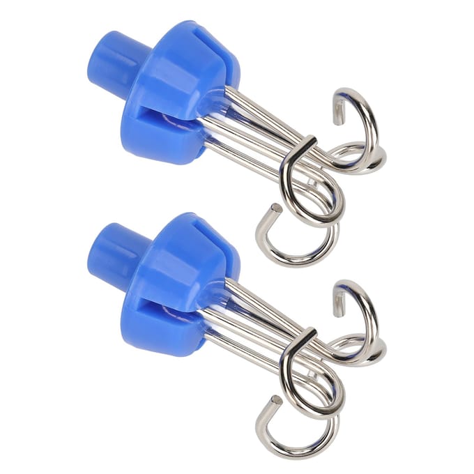 2 PCS Crochets pour potence à perfusion 4 supports Métal Crochet vertical pour support à perfusion pour usage médical hospitalier