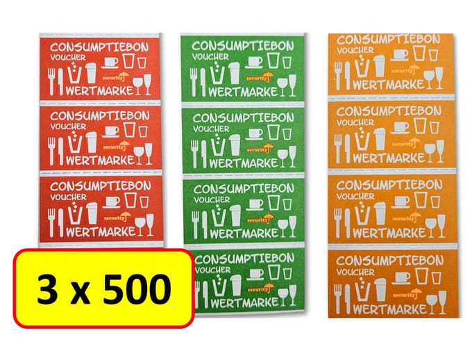 Consumptiebon Combicraft - UV beveiliging - 3x500 stuks
