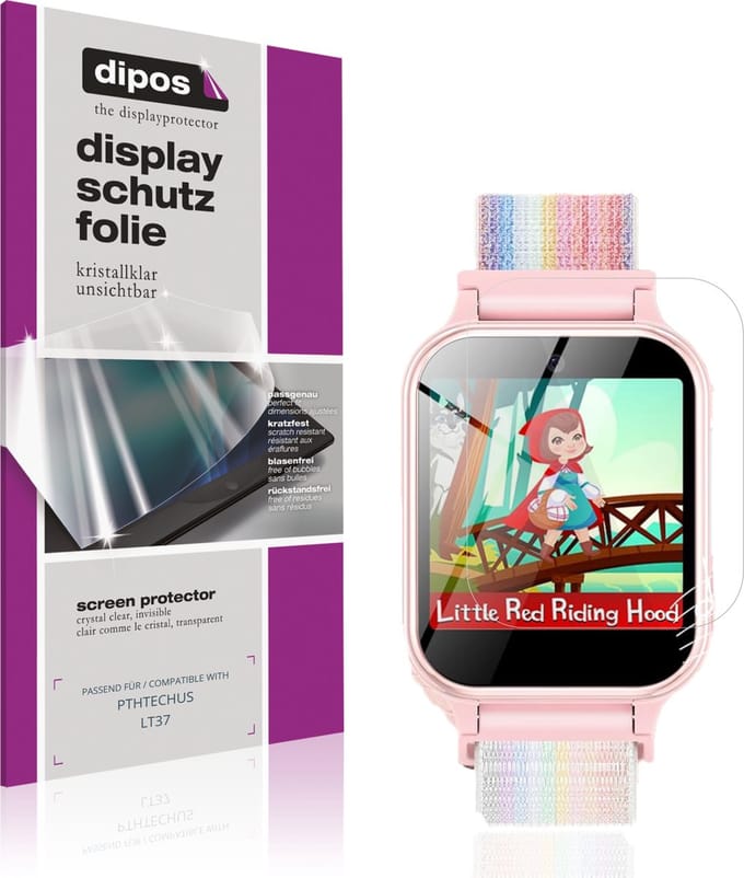 dipos – 6x Beschermfolie geschikt voor PTHTECHUS LT37 | Krasbestendige & heldere Screenprotector Ultra-Thin