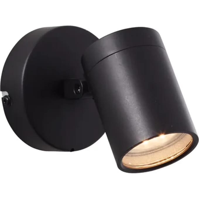 Aquavive Opbouwspot Irminio - Zwart - 8,9cm - Gu10
