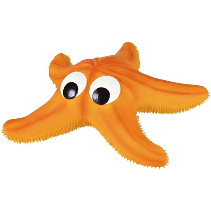 Zeesterrenspeeltjes van latex/polyestervezel voor honden Trixie