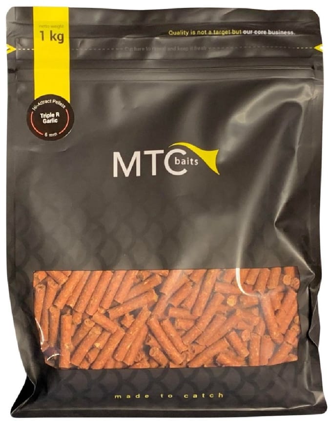 MTC Baits Triple R Garlic - Hi-Attract Pellet - 6 mm - 1 kg