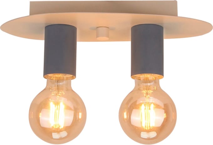 Chericoni Colorato Plafondlamp - 2 Lichts - Blauw - IJzer & Metaal