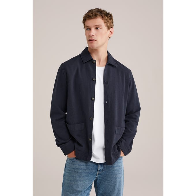 WE Fashion Overshirt Navy Blue Taglia: M | Camicie Casual Outlet | Uomo | Blu