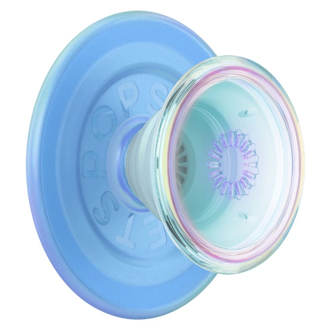 PopSockets PopGrip geschikt voor MagSafe Round - Opalescent Blue