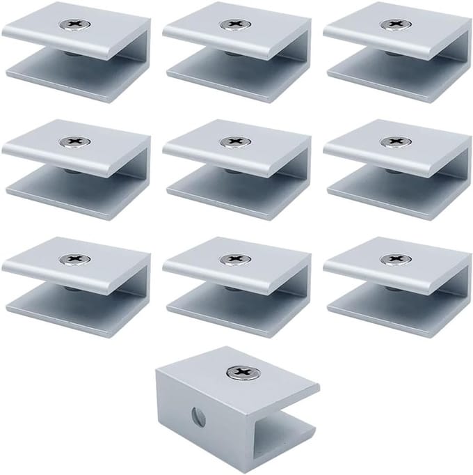 10Pcs Verstelbare Planksteun - Aluminium Legering Ondersteuning Wandbeugel - Keuken Kast Plank Steunen