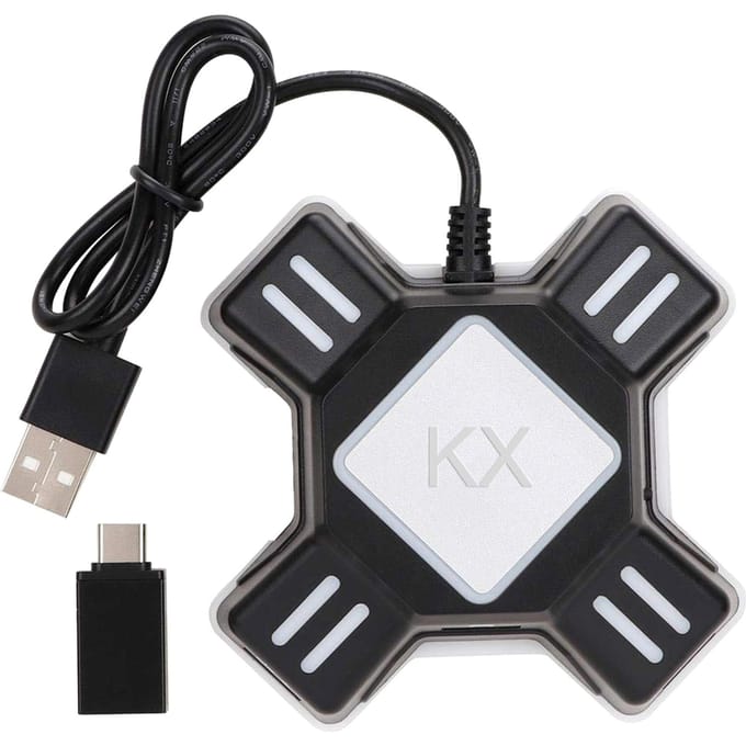Toetsenbord Muis Adapter Draagbare Muis Toetsenbord Converter Adapter Vervanging voor zwart