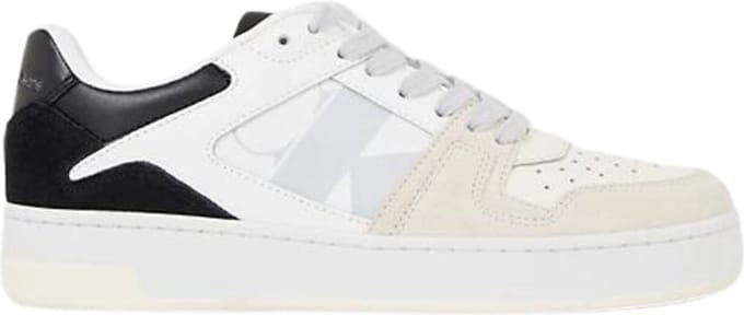 Calvin Klein Basket Cupsole Dames Sneakers - Zwart/Wit - Maat 37