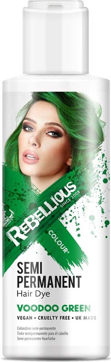 PaintGlow semi permanente haarverf Voodoo Green - 100ml