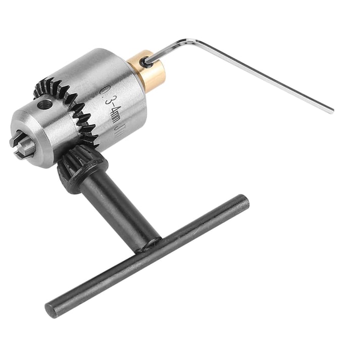 Micro 0,34 mm JTO Conisch Gemonteerde Boorkop en Sleutel met Boorkopsleutel voor Draaibank Elektrische Boormachine