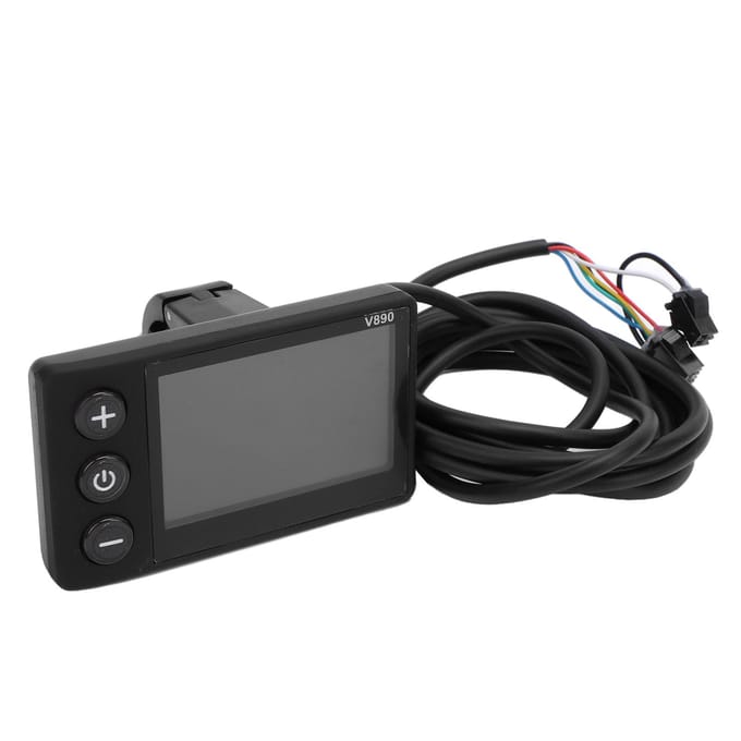 Elektrische Fiets LCD Display 5P en 2P Universele Pasvorm 24V 36V 48V 60V LCD Display Meter V890 Kleurenscherm gray