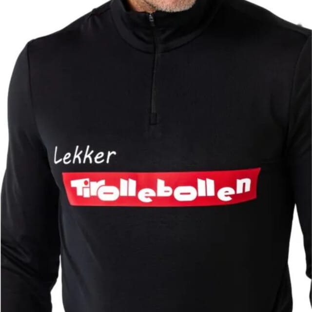 FALCON - partypully lekker tirollebollen - Skipully heren - Zwart, wit