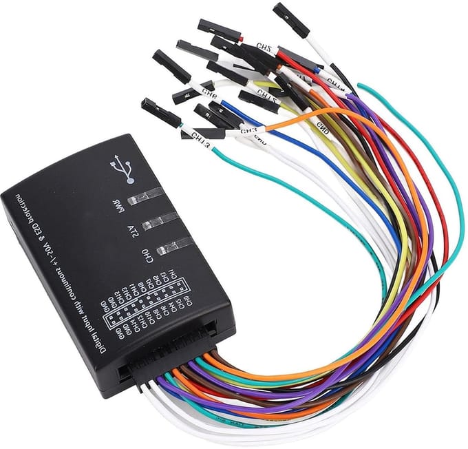 Logica Analyzer - Protocol Analyse Tool - Elektronische Debugging - 16 Kanalen - 21 x 11 x 4 cm