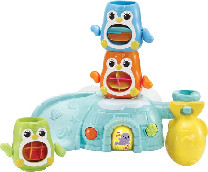 VTech Stapel & Plons Pinguïns - Badspeelgoed - Interactief - vanaf 1 jaar