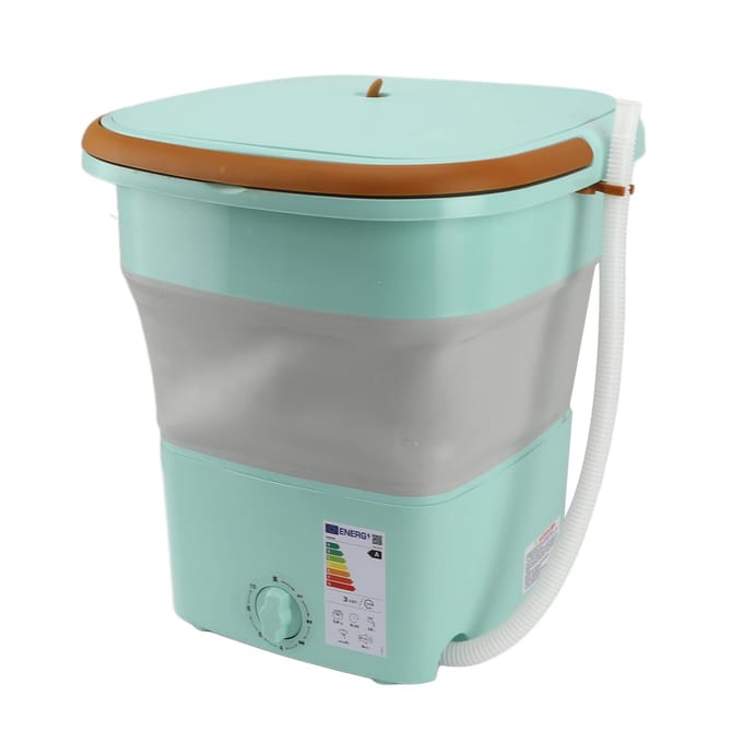 Opvouwbare Wasmachine 11,5L Grote Capaciteit Automatisch Inklapbaar Draagbare Mini Wasmachine voor groen