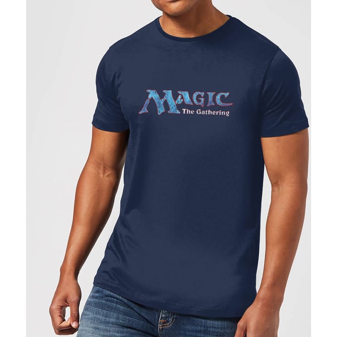 Magic The Gathering 93 Vintage Logo T-shirt - Navy - L