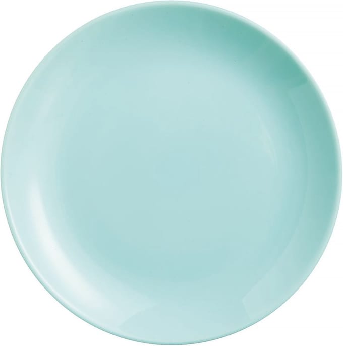 Luminarc -Bord - dinerbord, turquoise, rond, 25 cm, Diwali