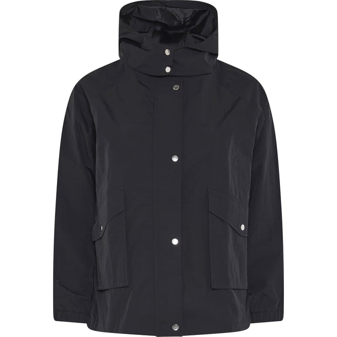 Yours Zwarte Lichte Regenjas Size 42
