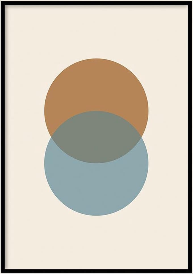 Poster Abstract Infinity - 50x70 cm - Abstract Poster - WALLLL