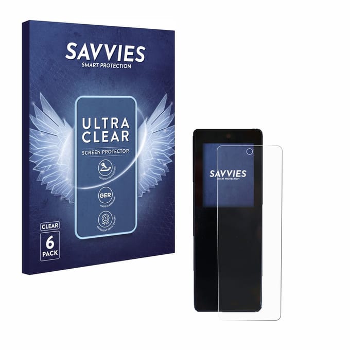 Savvies - Screenprotector voor Stromer ST2 Omni-Display - Folie Beschermfolie transparant 6 Stuks
