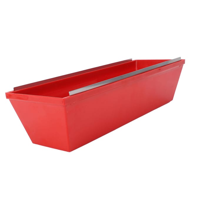 14 Inch Gipsplaat Modderbak met Afgeschoren Randen ABS Kunststof Pleisterwerk Modderbak voor het Mengen van Cementmortel red
