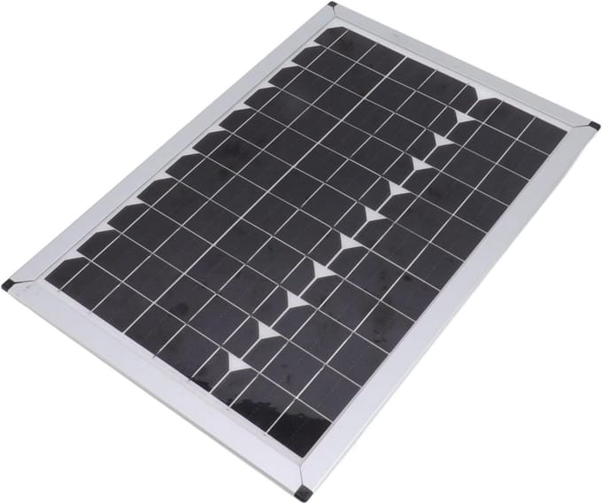 Zonnepaneel Set - Monokristallijn Paneel - Autocamping Stroom - Waterdichte Controller - 100 W - Zwart