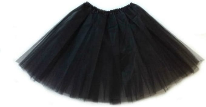 Tutu - Zwart - 44 cm