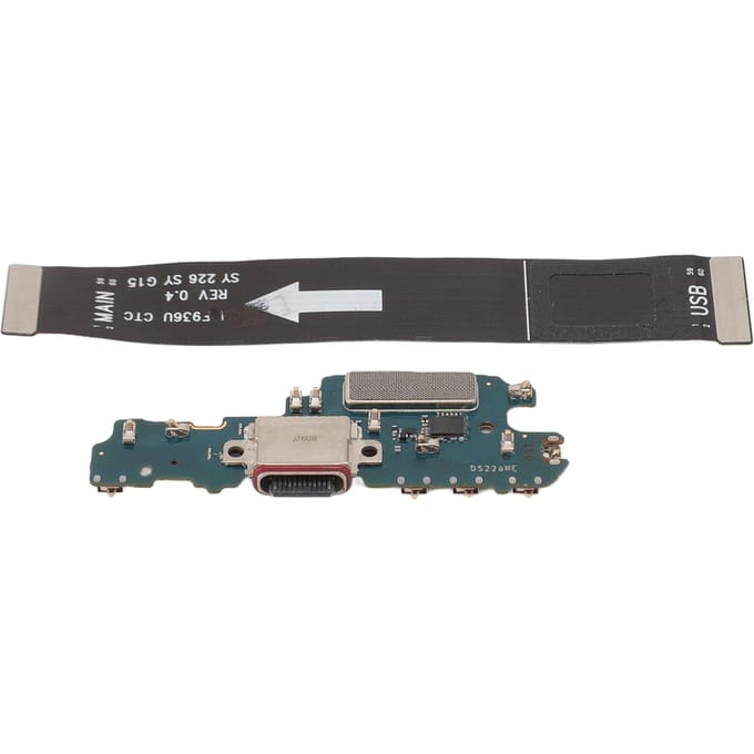 Telefoon Oplaadpoort Dock Connector USB met Hoofdbord Aansluiting Flex Kabel Reparatiegereedschap voor black