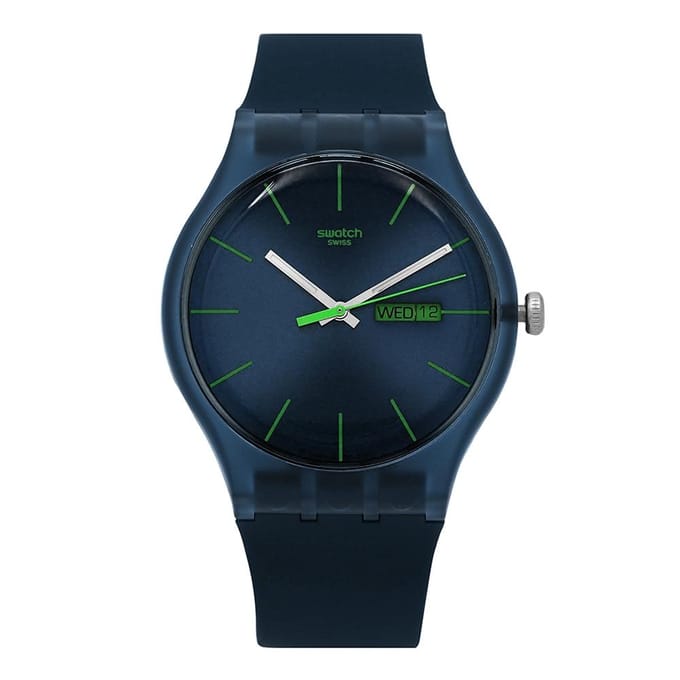 Montre SWatch So29n704 New Gent Blue Rebel Public Uréthane SO29N704